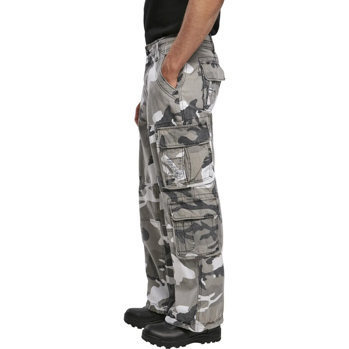 Brandit Pure Vintage Cargo Trousers Urban Camo