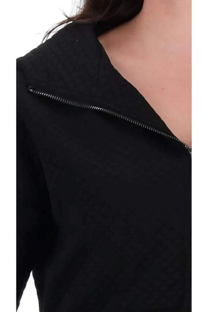 Camryn Hooded Sweater - Black - CHARLO