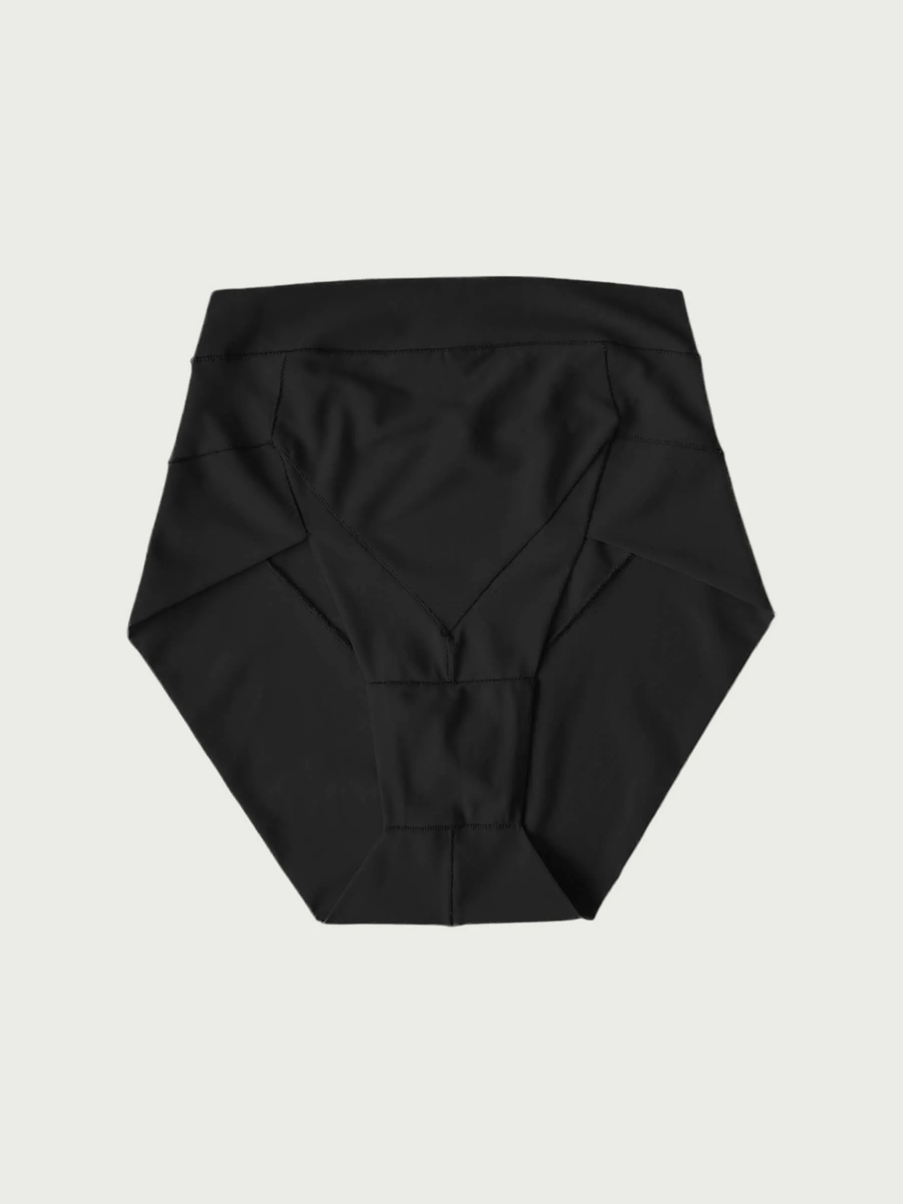 Crystal Cut Mesh Brief in Black