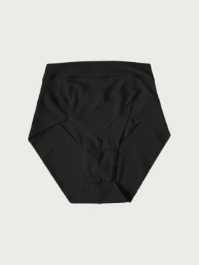Crystal Cut Mesh Brief in Black