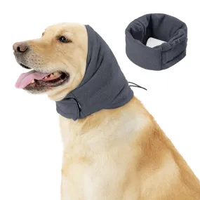 Dog Soothing Headgear Anti-Scare Dog Winter Warm Adjustable Multifunctional Dog Headgear