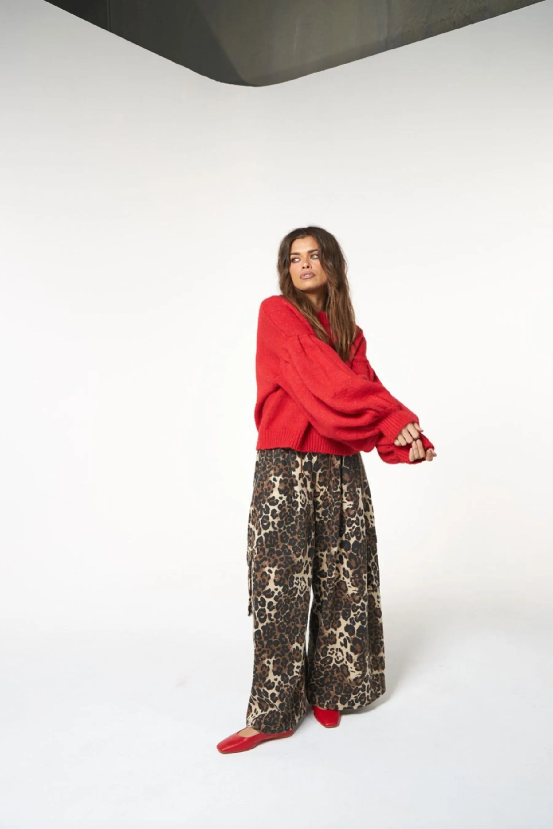 Ezra Pant | Leopard Denim