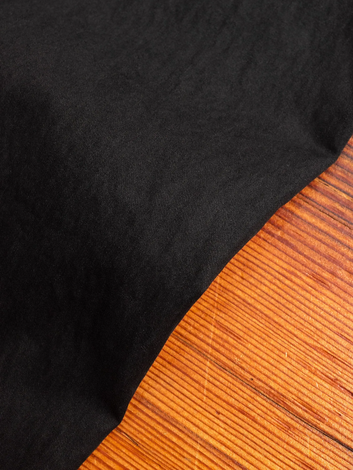 Garment Dyed Cargo Trousers in Black