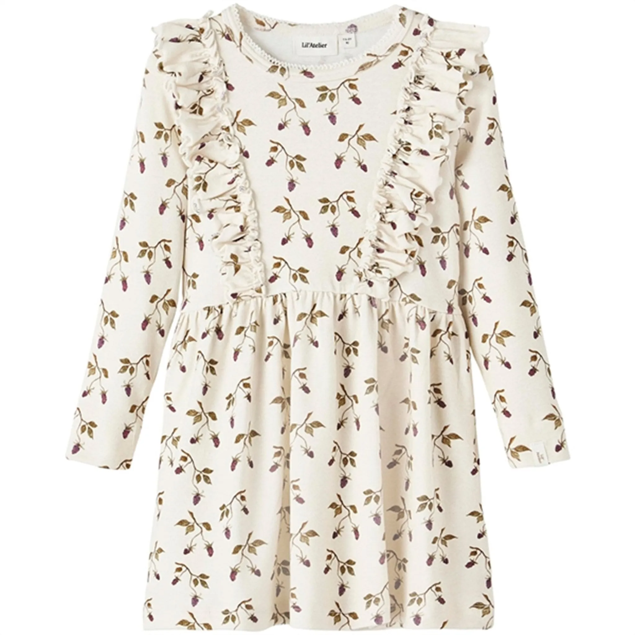 Lil'Atelier Turtledove/Berry Gaya Dress