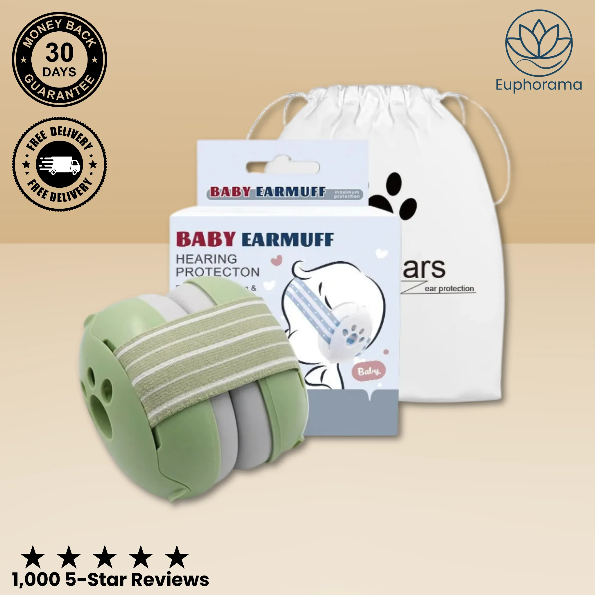 LullEars™: Infant Noise-Canceling Headphones