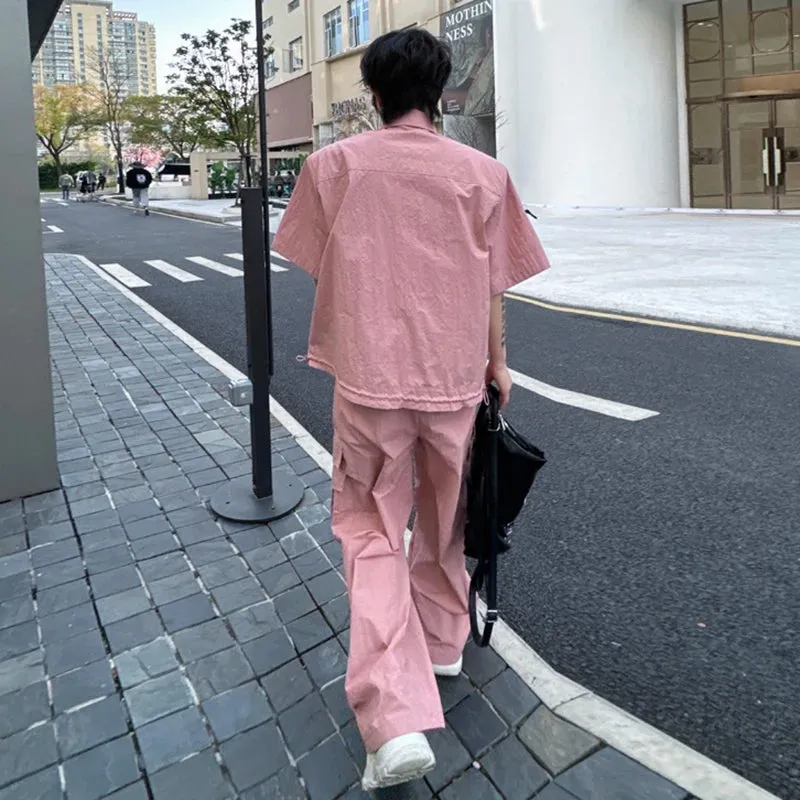 Men's Streetwear Cargo 2-Piece Set