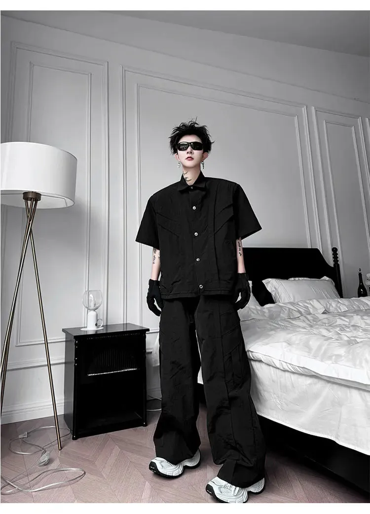 Men's Streetwear Cargo 2-Piece Set