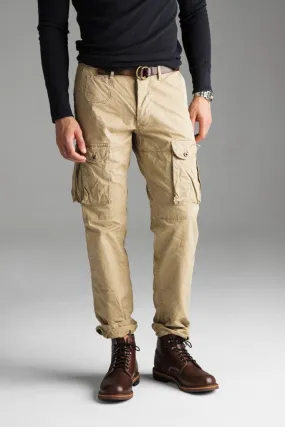 NEW MENS GROWN & SEWN USA FIELD FATIGUE Cargo Pants Jeans 32X34 GHURKA Tan
