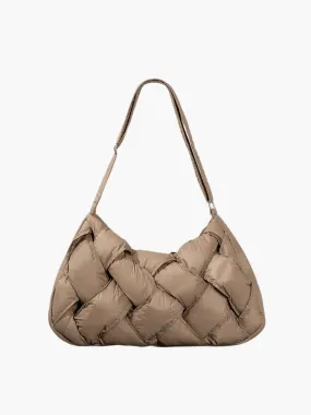 Olivia | Quilted Shoulder Bag with Modern Woven Design