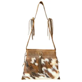 Pranee Leather Artisan Bag, Cheyenne Bonnie Bag, Brown