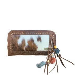 Pranee Leather Artisan Bag, Cheyenne Dixie Bag, Brown