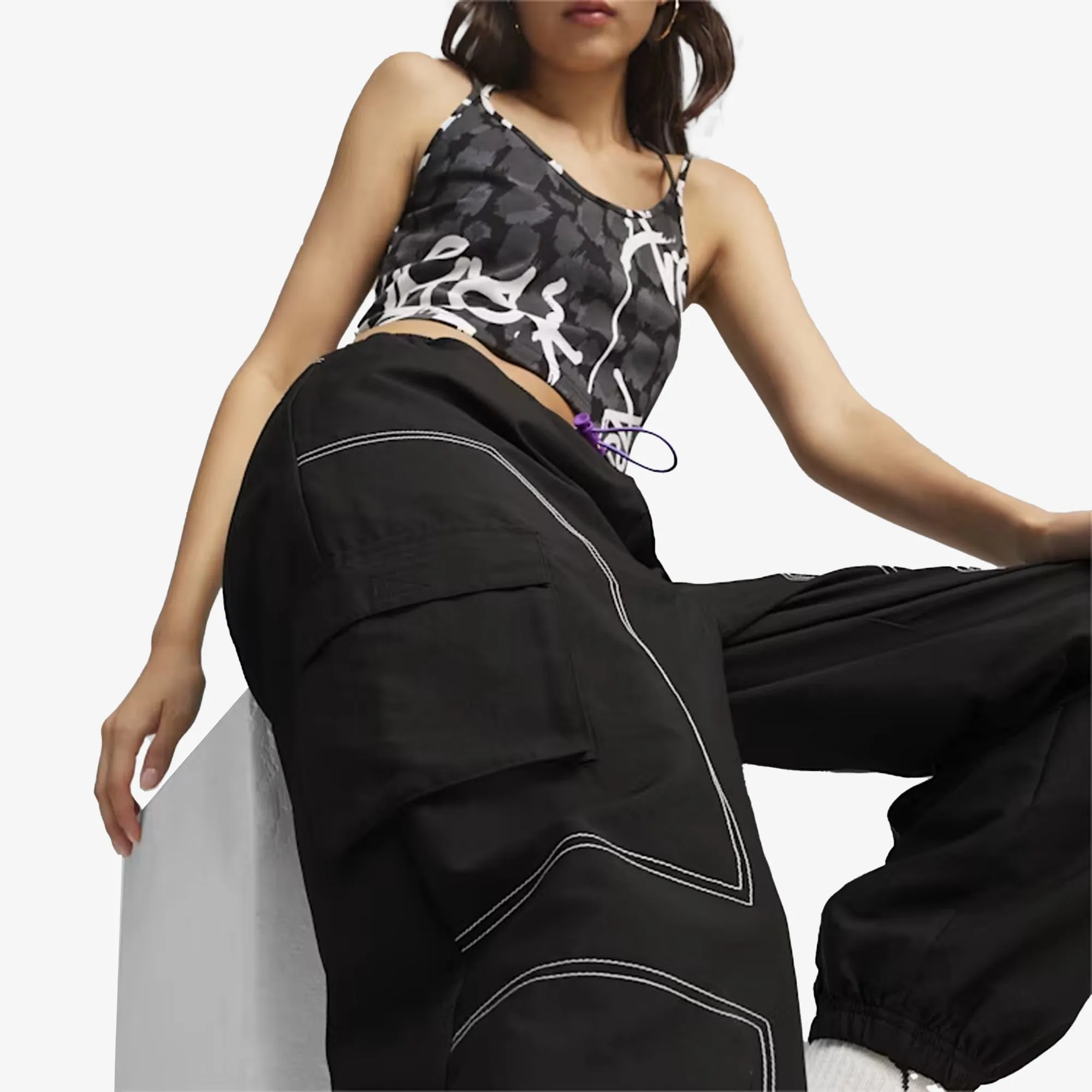 Puma | WMN'S X-GIRL CARGO PANT  { BLACK