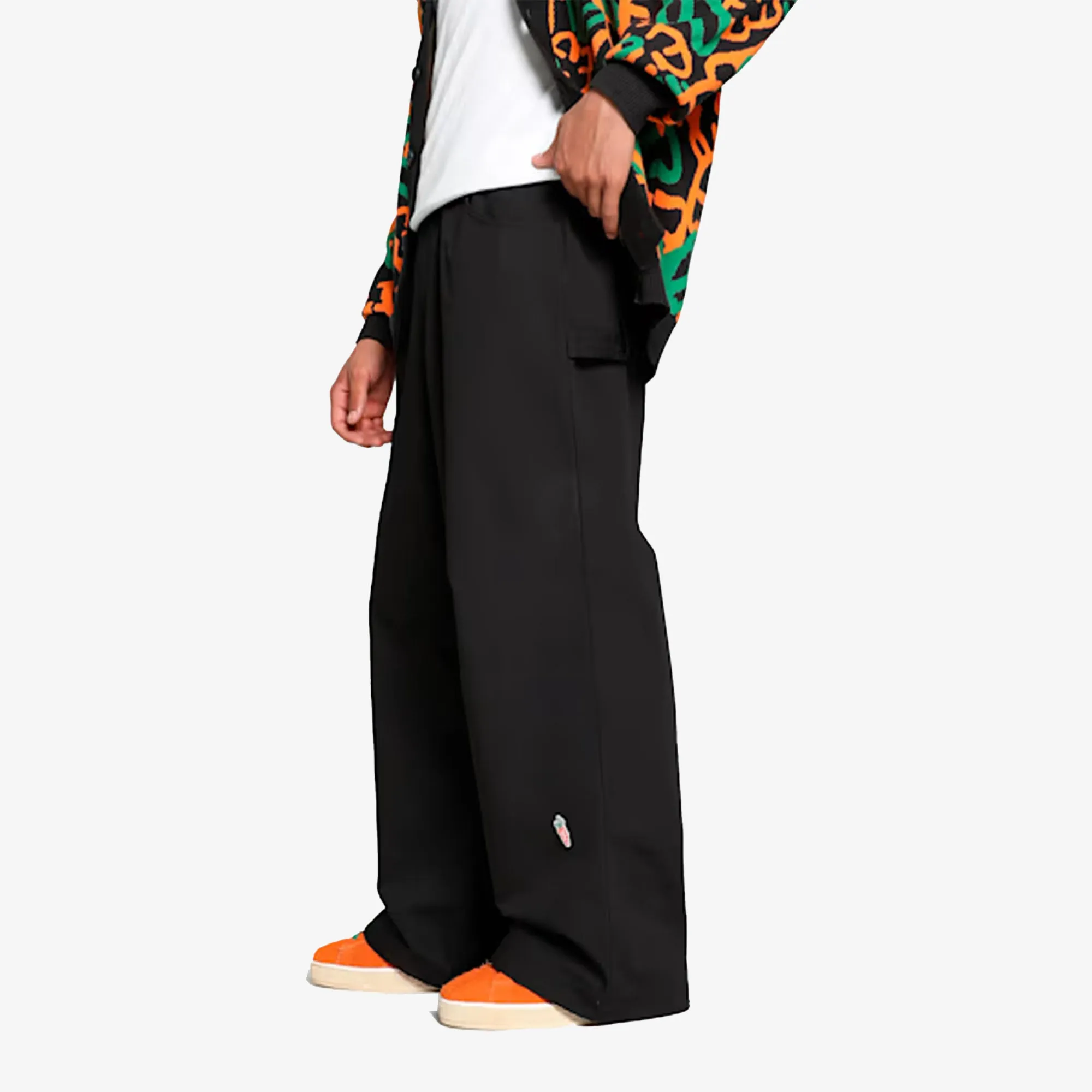 PUMA | x CARROTS RELAXED FIT CARGO PANTS { BLACK