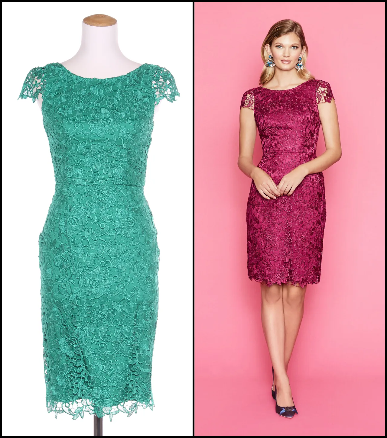 REVIEW - Majestic lace dress - Emerald! 8