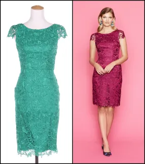 REVIEW - Majestic lace dress - Emerald! 8