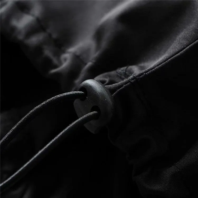 Street hipster rock style baggy buckle casual cargo pants loose fit detachable shorts streetwear
