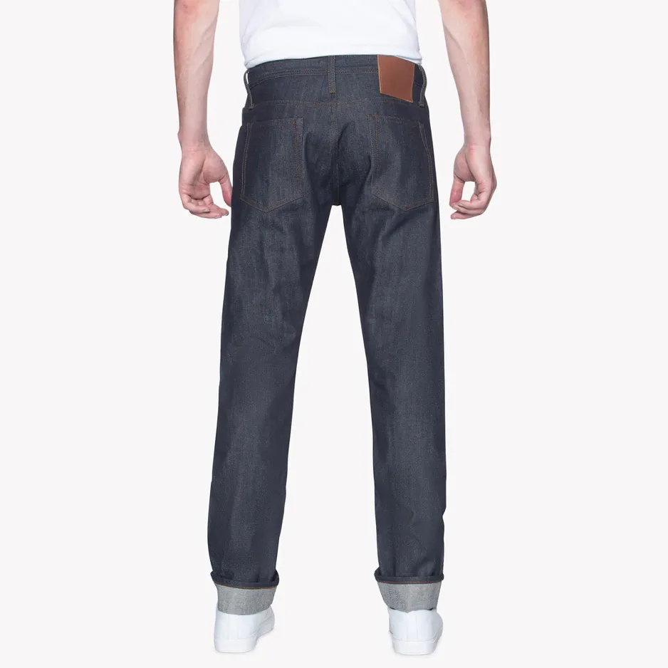 UnBranded Brand UB201 Tapered Fit 14.5oz Indigo Selvedge Denim Jeans