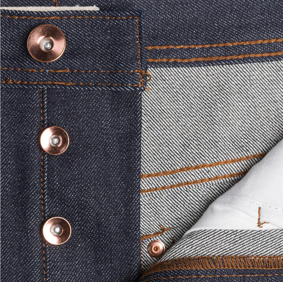 UnBranded Brand UB201 Tapered Fit 14.5oz Indigo Selvedge Denim Jeans