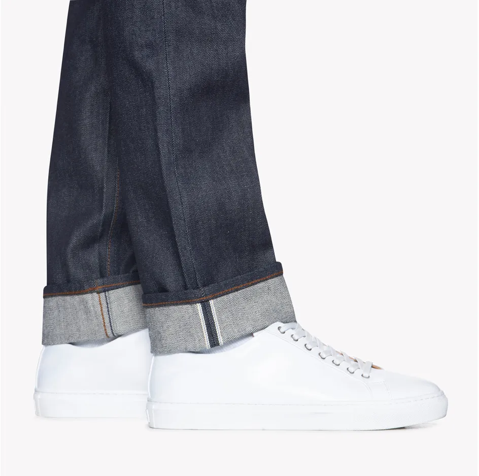 UnBranded Brand UB201 Tapered Fit 14.5oz Indigo Selvedge Denim Jeans