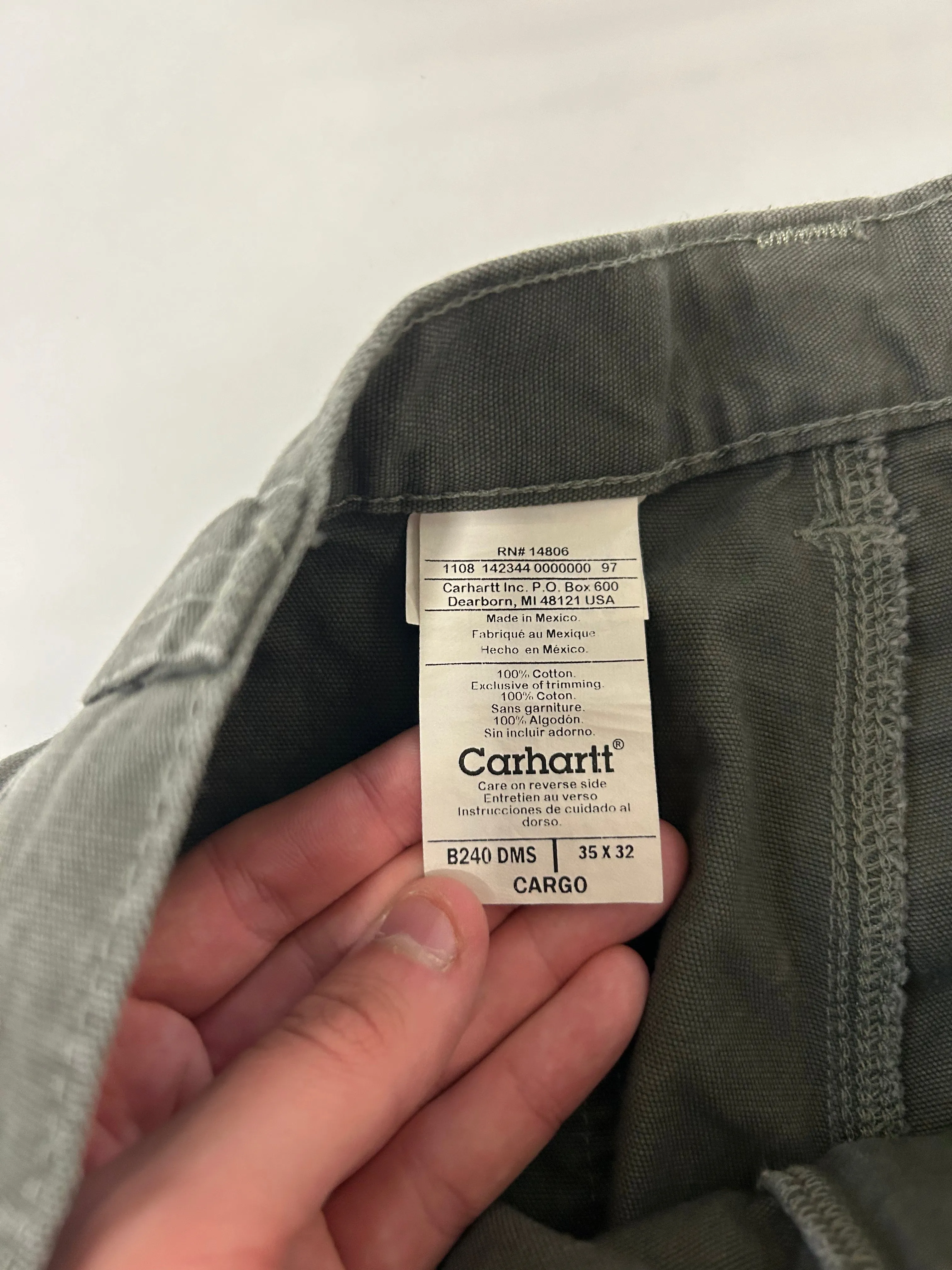 Vintage Carhartt carpenter cargo pants (W35)
