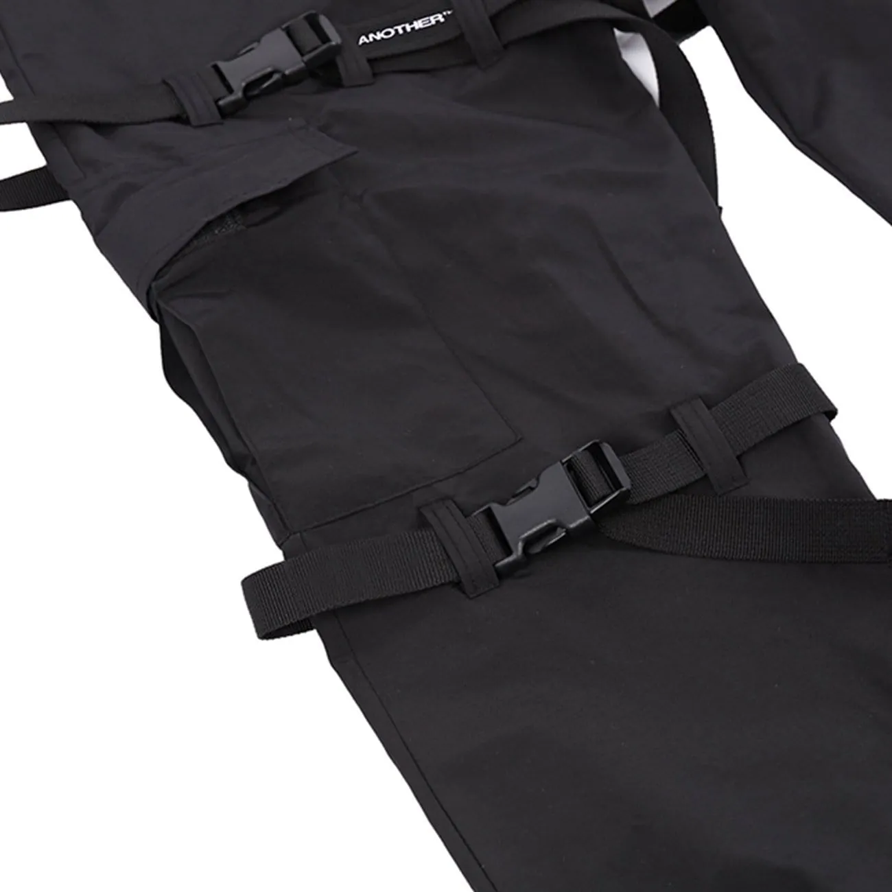 WLS Techwear Multi Pockets Ribbons Cargo Pants