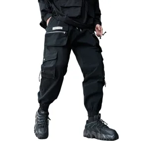 WLS Three-dimensional Zipper Pockets Cargo Pants