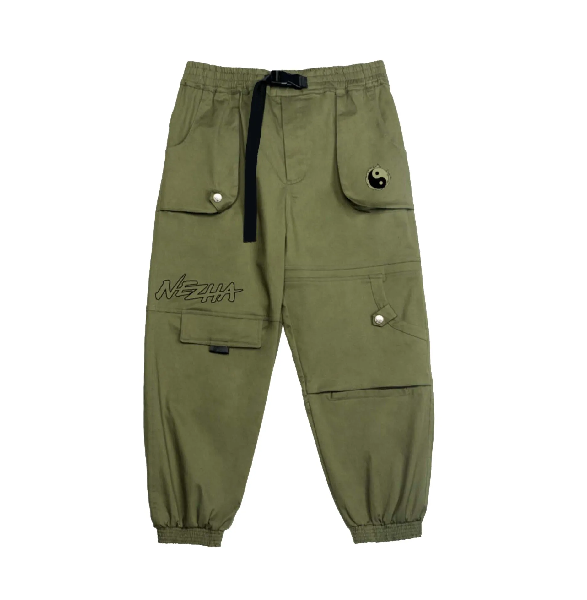 Yin Yang Army Green Cargo Pants