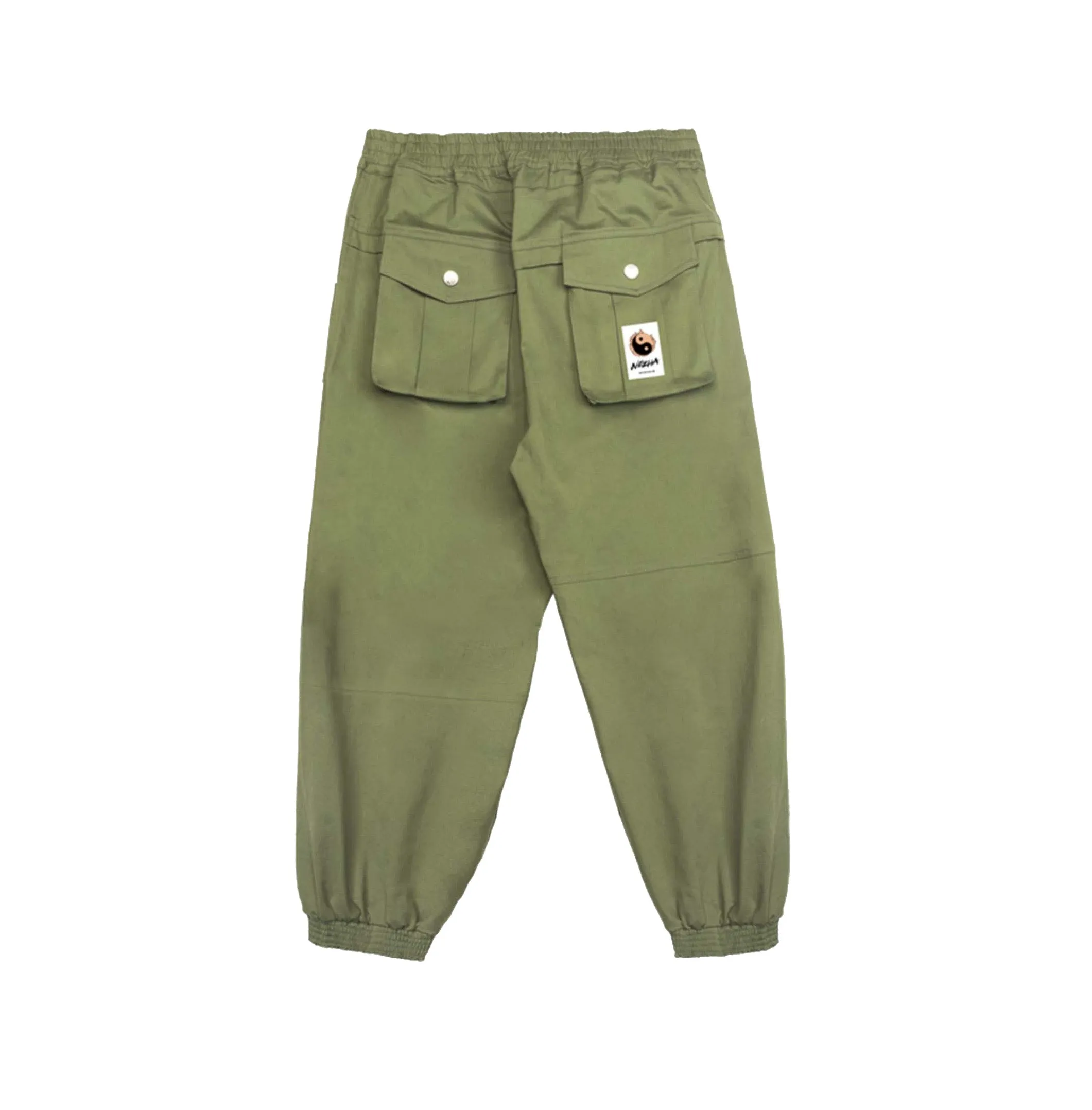 Yin Yang Army Green Cargo Pants