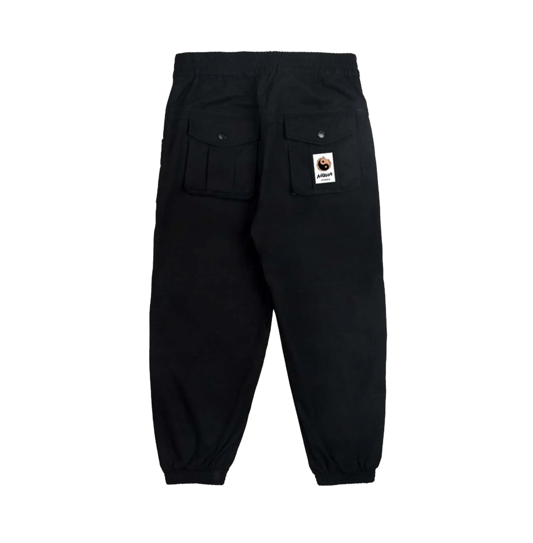 Yin Yang Black Cargo Pants