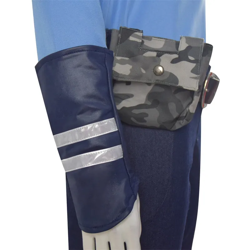 Zootopia Judy Hopps Cosplay Costume Rabbit Police Uniform Halloween Carnival Suit With Ear